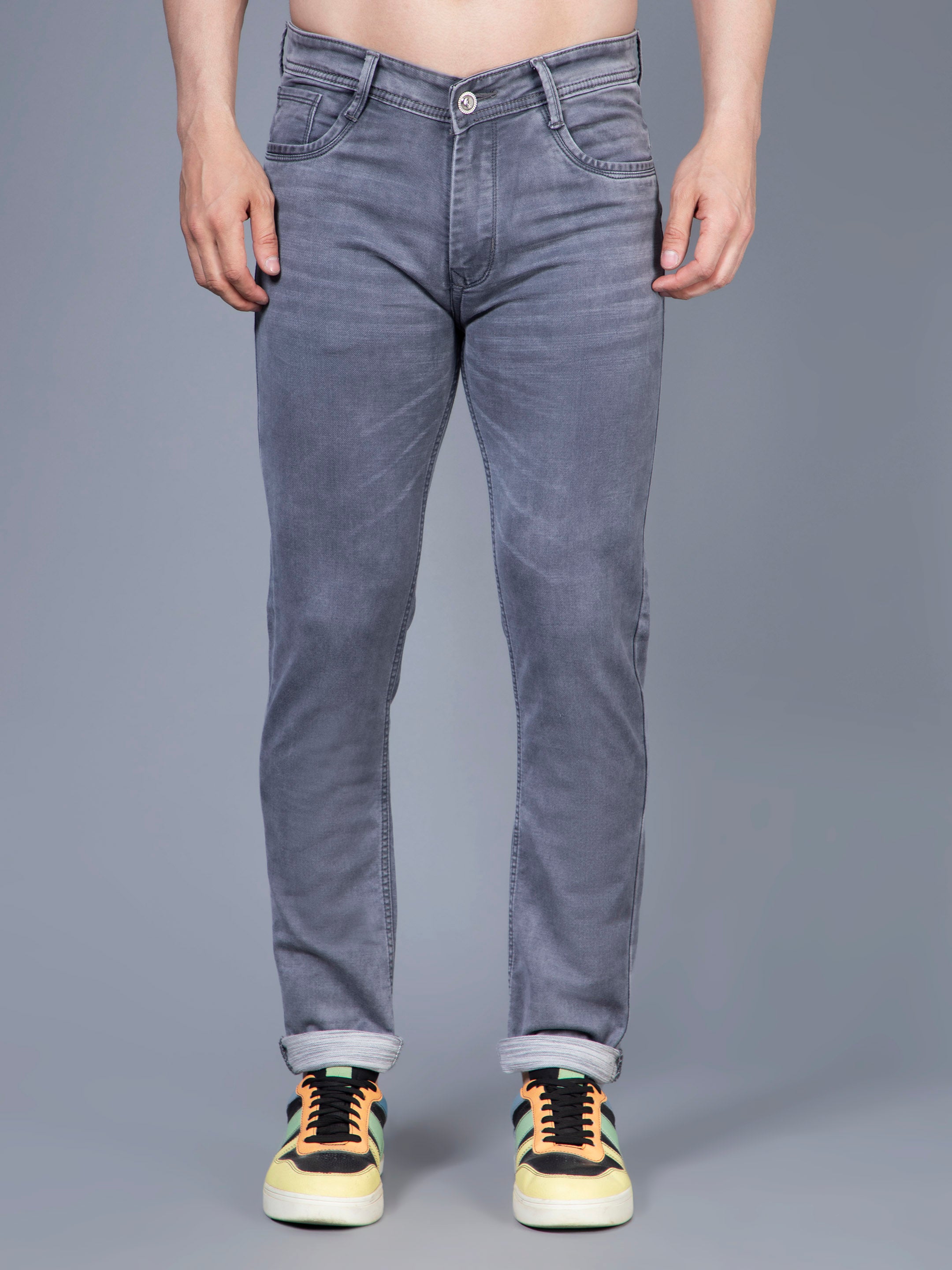 Grey Whisker Jeans – Shio.in